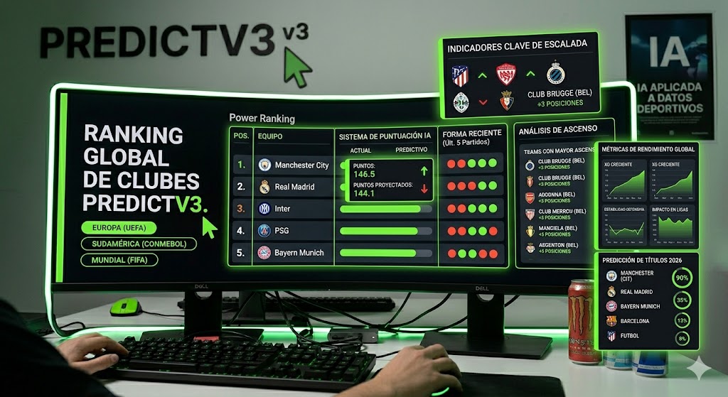 Representación visual del ranking